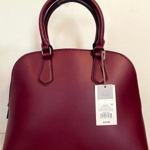 Burgundy purse